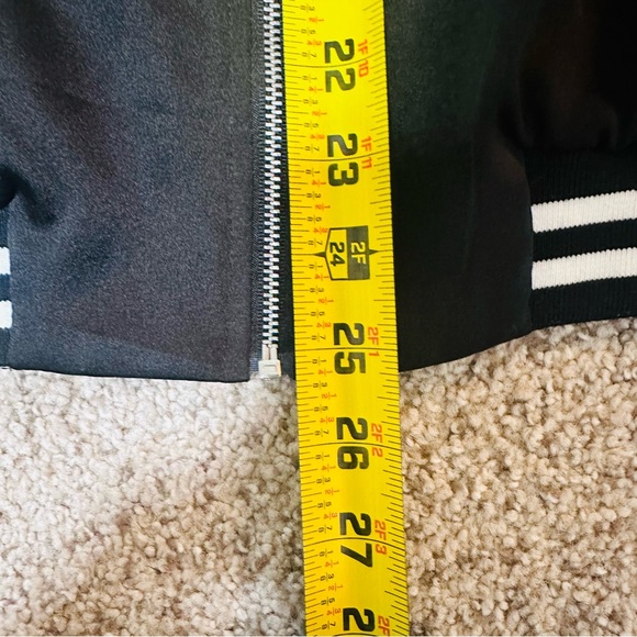 Sub_Urban RIOT Black Good Vibes Varsity Bomber Jacket Size Medium - Picture 7 of 10